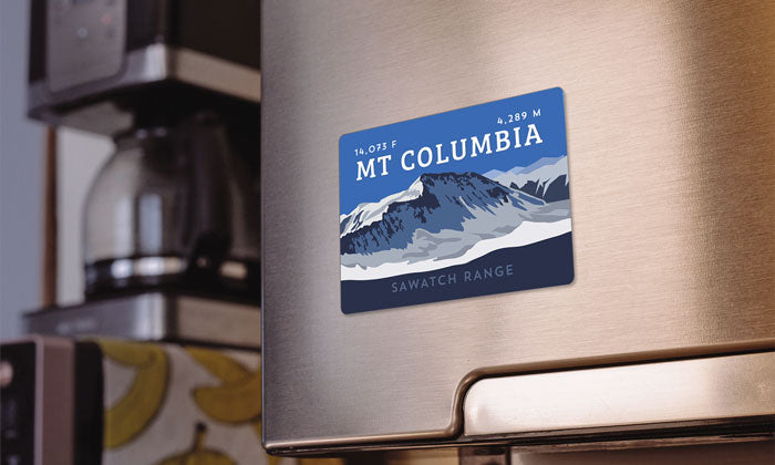 Mount Columbia Colorado 14er Magnet