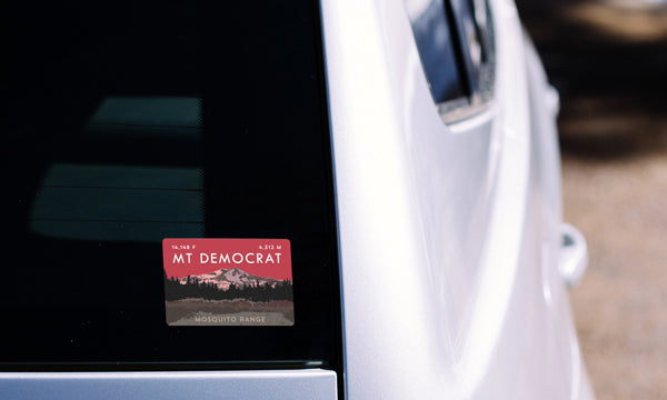Mount Democrat Colorado 14er Sticker