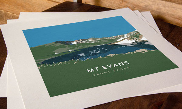 Mount Evans Colorado 14er Print