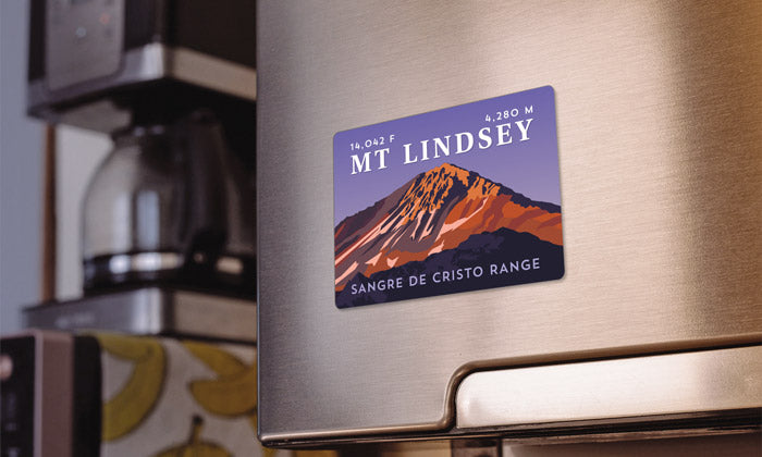 Mount Lindsey Colorado 14er Magnet