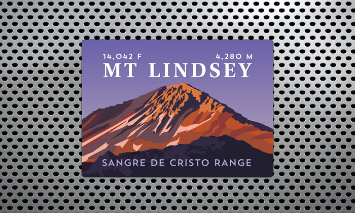 Mount Lindsey Colorado 14er Magnet