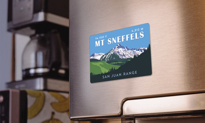Mount Sneffels Colorado 14er Magnet