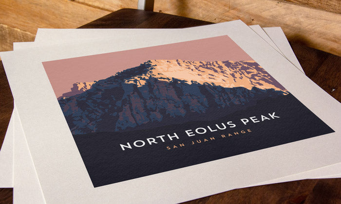 North Eolus Colorado 14er Print