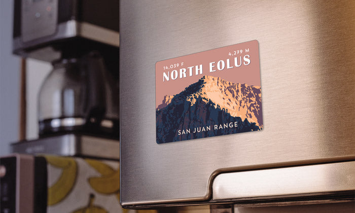 North Eolus Colorado 14er Magnet