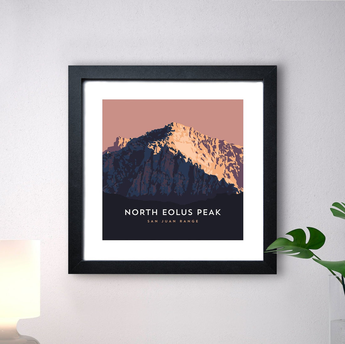 North Eolus Colorado 14er Framed Art Print