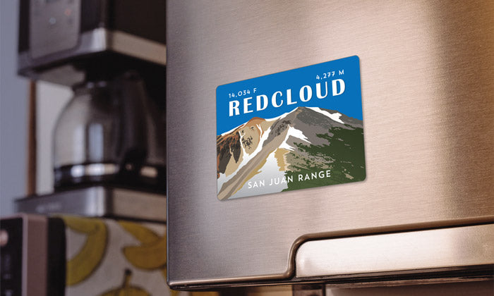 Redcloud Peak Colorado 14er Magnet