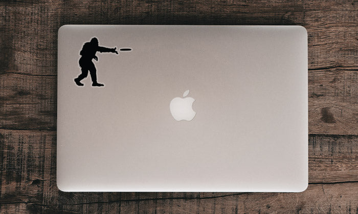 Sasquatch Frisbee Sticker