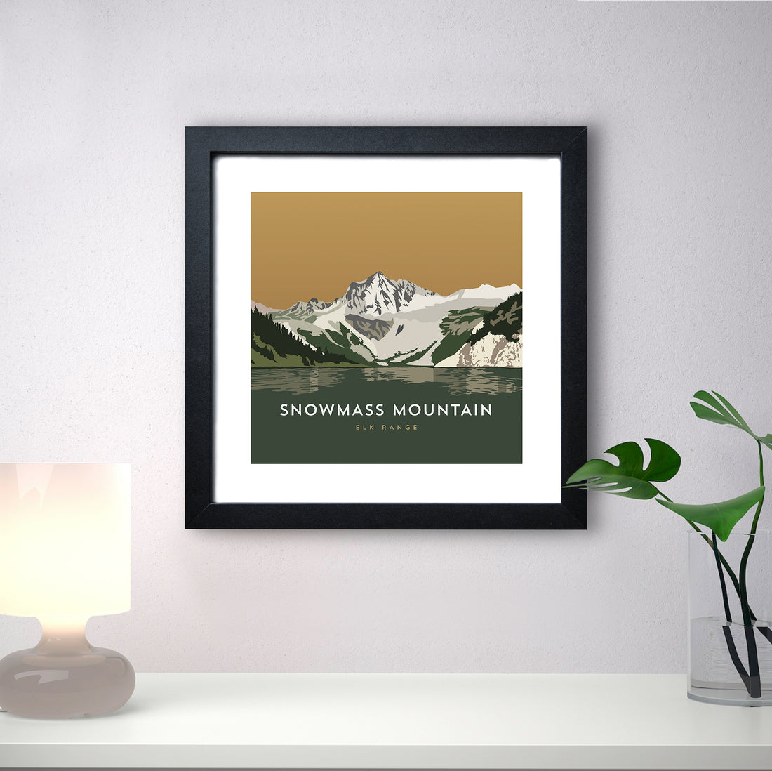 Snowmass Mountain Colorado 14er Print