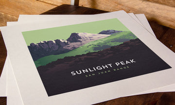 Sunlight Peak Colorado 14er Print