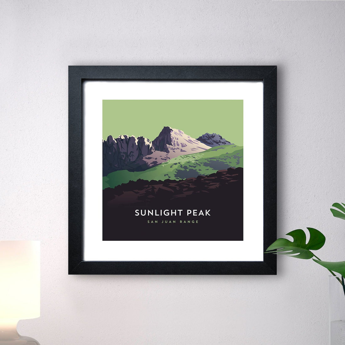 Sunlight Peak Colorado 14er Framed Print