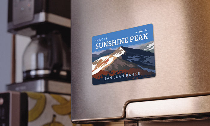 Sunshine Peak Colorado 14er Magnet