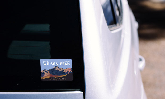 Wilson Peak Colorado 14er Sticker