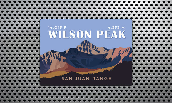 Wilson Peak Colorado 14er Magnet