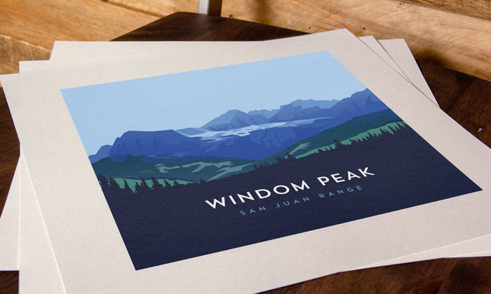 Windom Peak Colorado 14er Print