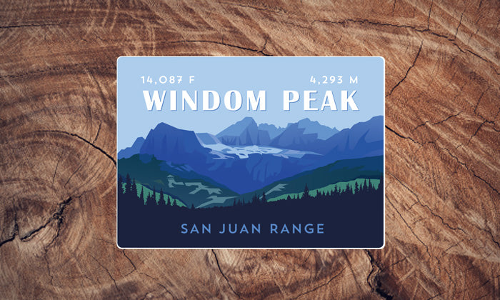 Windom Peak Colorado 14er Sticker